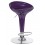 Стул барный DOBRIN BOMBA, фиолетовый металлик