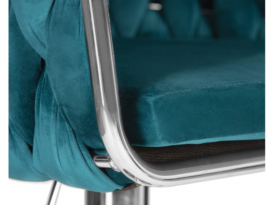 Стул барный DOBRIN MARCEL, морской волны велюр (MJ9-99)