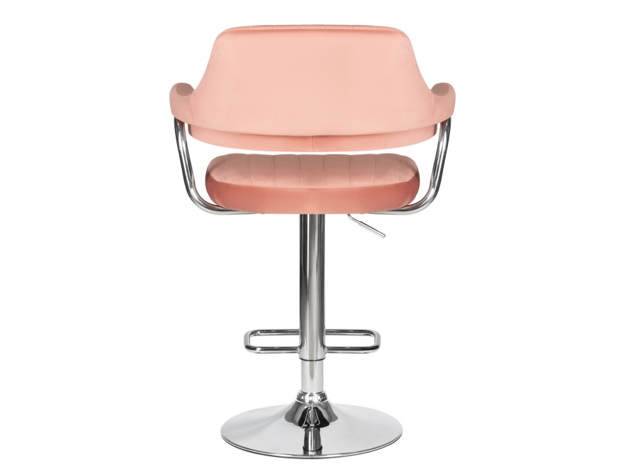 Стул барный DOBRIN CHARLY, пудрово-розовый велюр (MJ9-32)