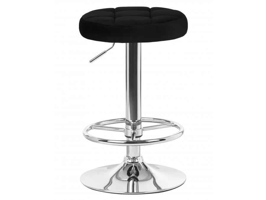 Табурет барный DOBRIN BRUNO, черный велюр (MJ9-101)