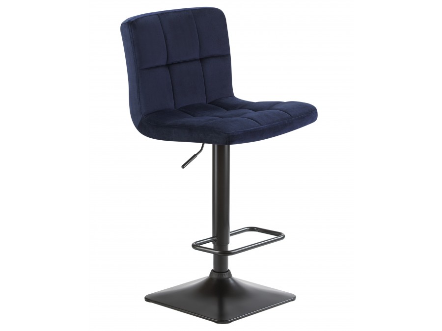 Стул барный DOBRIN DOMINIC, темно-синий велюр (MJ9-118)
