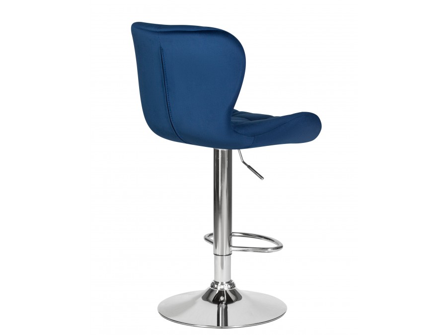 Набор 2 шт Стул барный DOBRIN BARNY, синий велюр (MJ9-117)