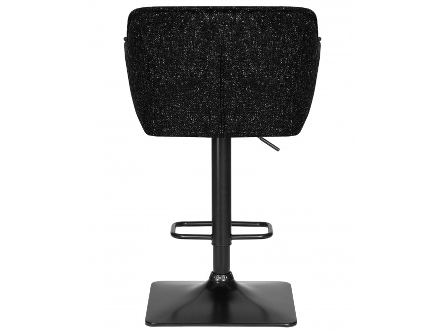 Стул барный DOBRIN RALF, черный твид (LEO18)