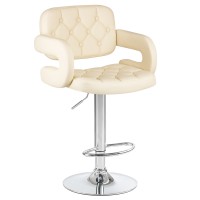 Стул барный DOBRIN TIESTO, кремовый