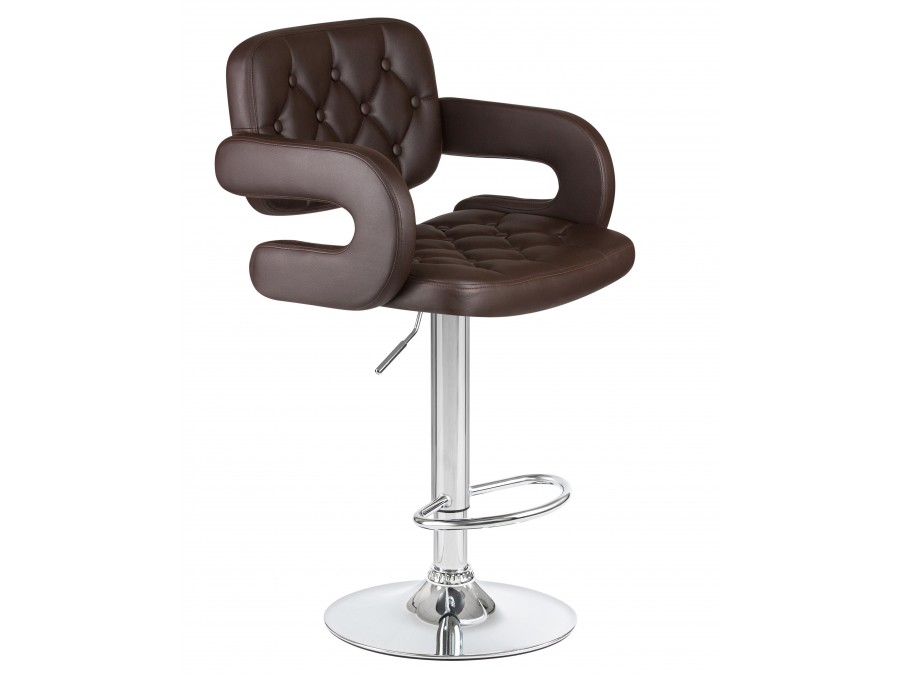 Стул барный DOBRIN TIESTO, коричневый