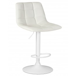 Стул барный DOBRIN TAILOR WHITE, белый PU