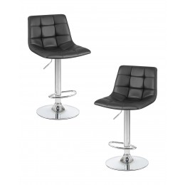Набор 2 шт Стул барный DOBRIN TAILOR, чёрный
