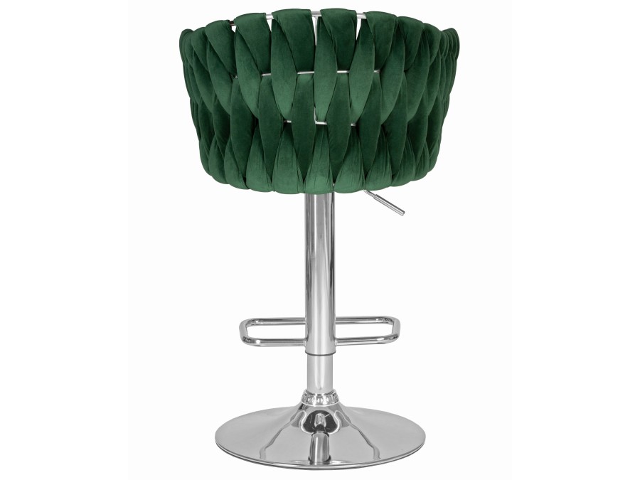 Стул барный DOBRIN MARCEL, зеленый велюр (MJ9-88)