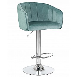 Стул барный DOBRIN DARCY, мятный велюр (1922-8)