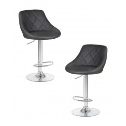 Набор 2 шт Стул барный DOBRIN LOGAN, серый