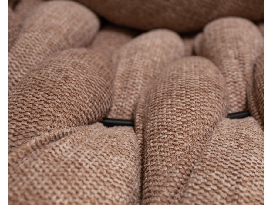 Стул барный DOBRIN LEON, коричневая ткань (LAR 275-3)