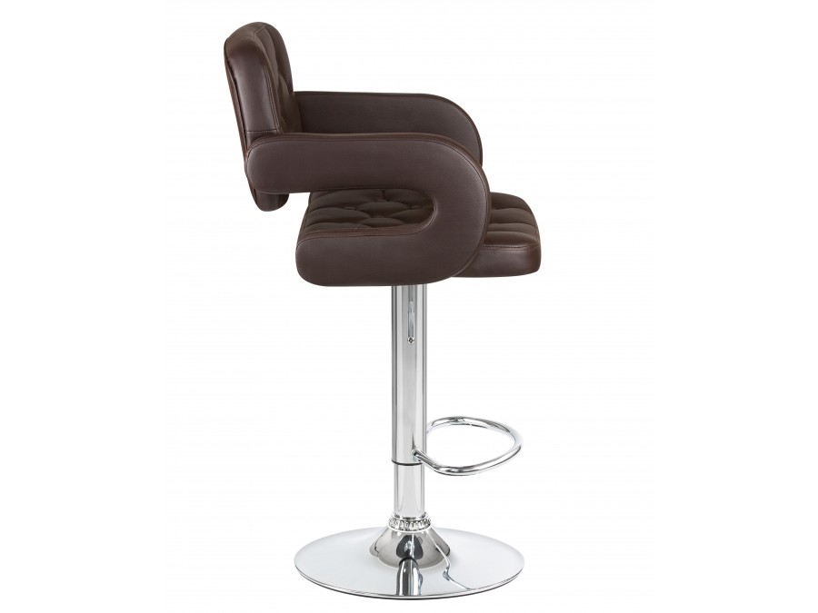 Стул барный DOBRIN TIESTO, коричневый