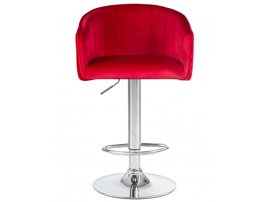 Стул барный DOBRIN DARCY, малиновый велюр (1922-14)