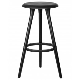 Табурет барный DOBRIN ROYCE BLACK, чёрный (B-03)
