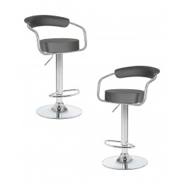 Набор 2 шт Стул барный DOBRIN MARTA, серый