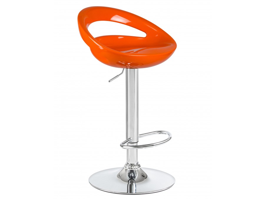 Набор 2 шт Стул барный DOBRIN DISCO, оранжевый