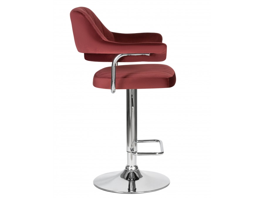 Стул барный DOBRIN CHARLY, винный велюр (MJ9-35)