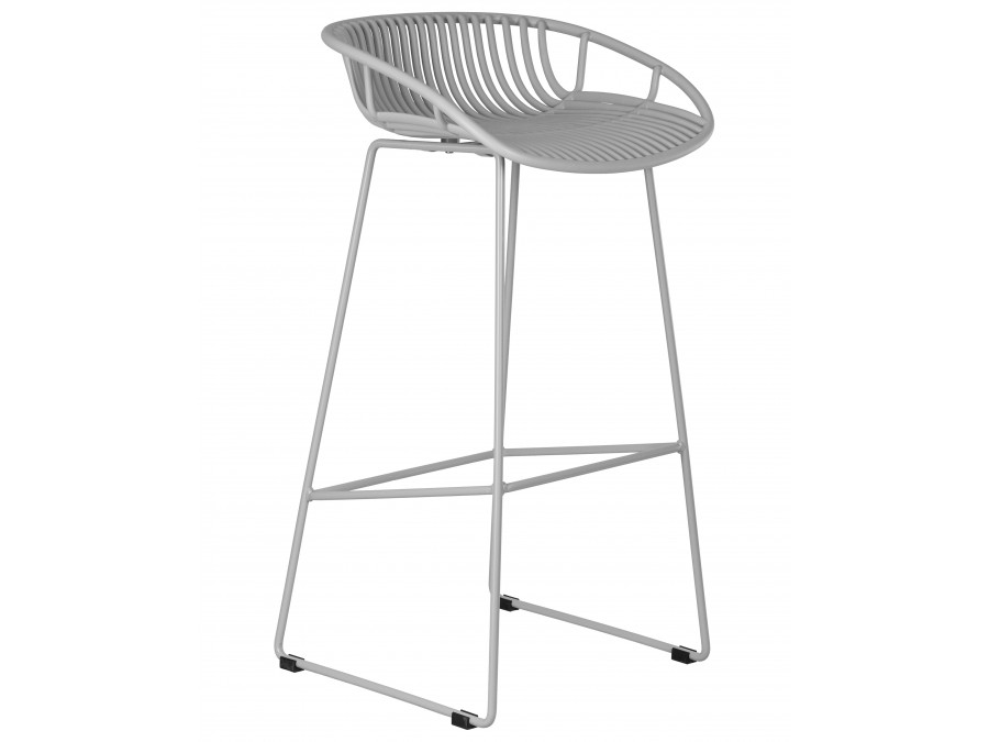 Стул барный DOBRIN FRANK, светло-серый