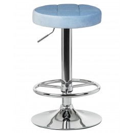 Табурет барный DOBRIN BRUNO, пудрово-голубой велюр (MJ9-74)