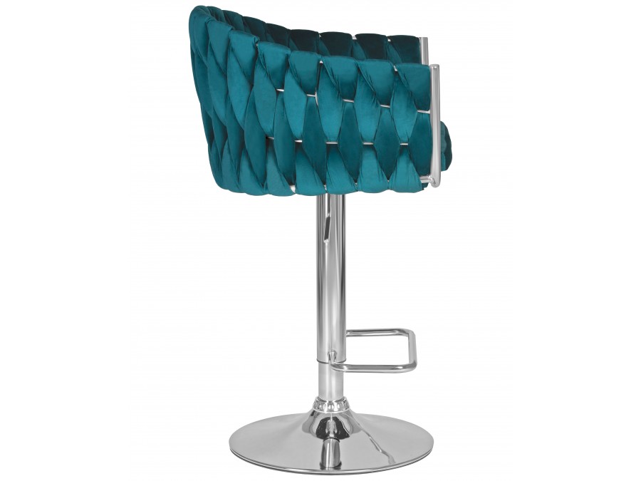 Стул барный DOBRIN MARCEL, морской волны велюр (MJ9-99)
