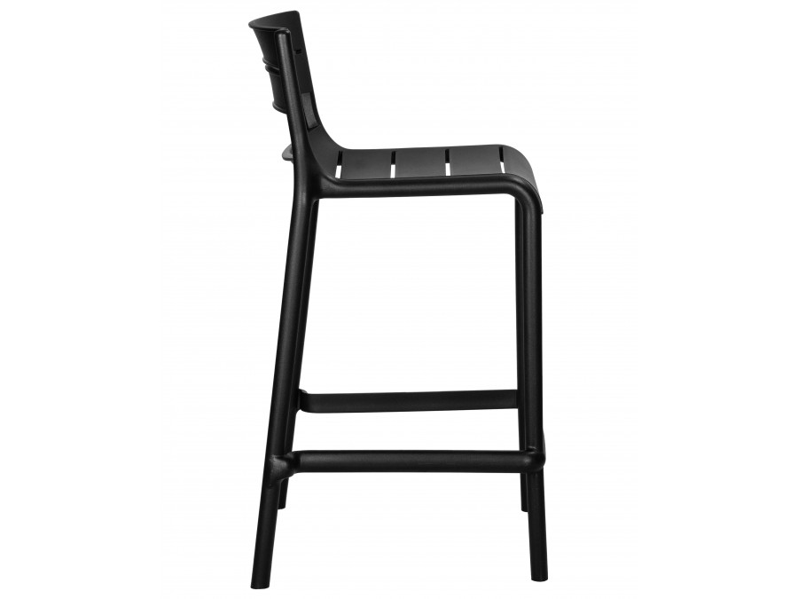 Набор 4 шт Стул полубарный DOBRIN NESSA, черный (B-03)