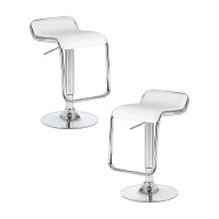 Набор 2 шт Стул барный DOBRIN CRACK, белый