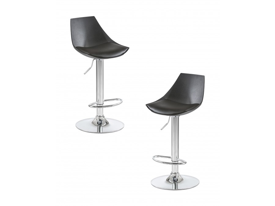 Набор 2 шт Стул барный DOBRIN ROCKY, чёрный