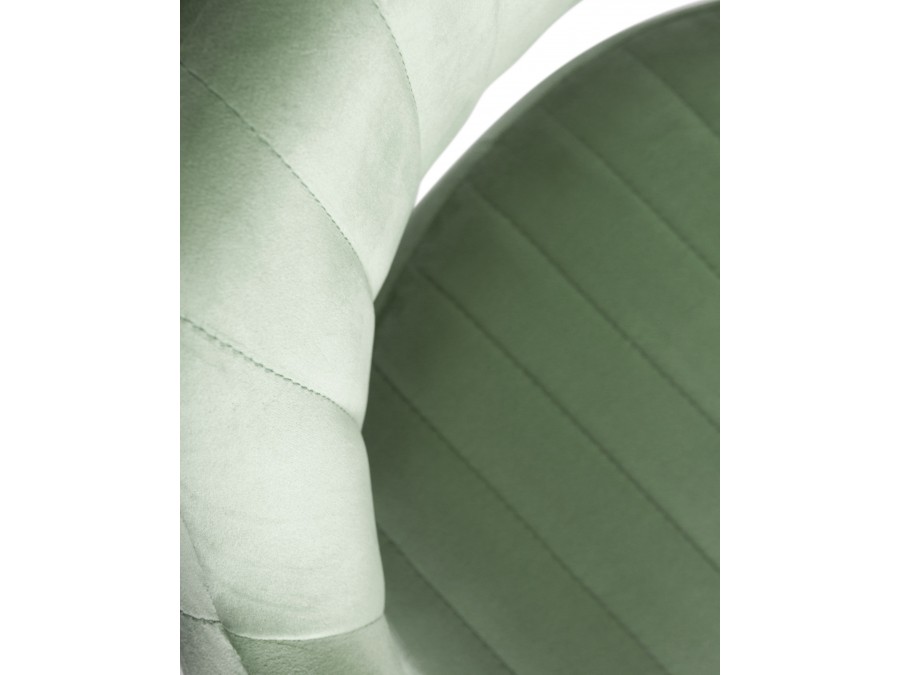 Стул барный DOBRIN CHARLY, пудрово-мятный велюр (MJ9-87)