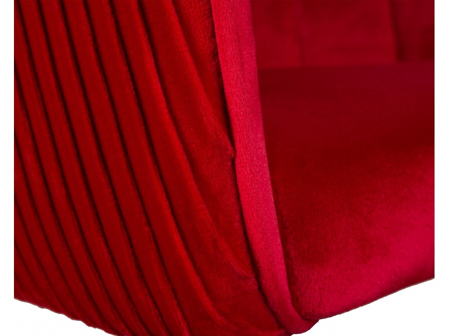 Стул барный DOBRIN DARCY, малиновый велюр (1922-14)