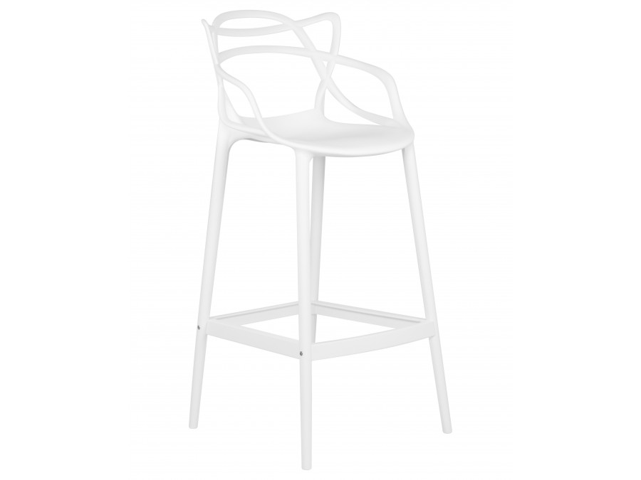 Стул барный DOBRIN MASTERS BAR, белый (W-02)