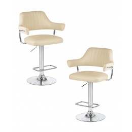 Набор 2 шт Стул барный DOBRIN CHARLY, кремовый