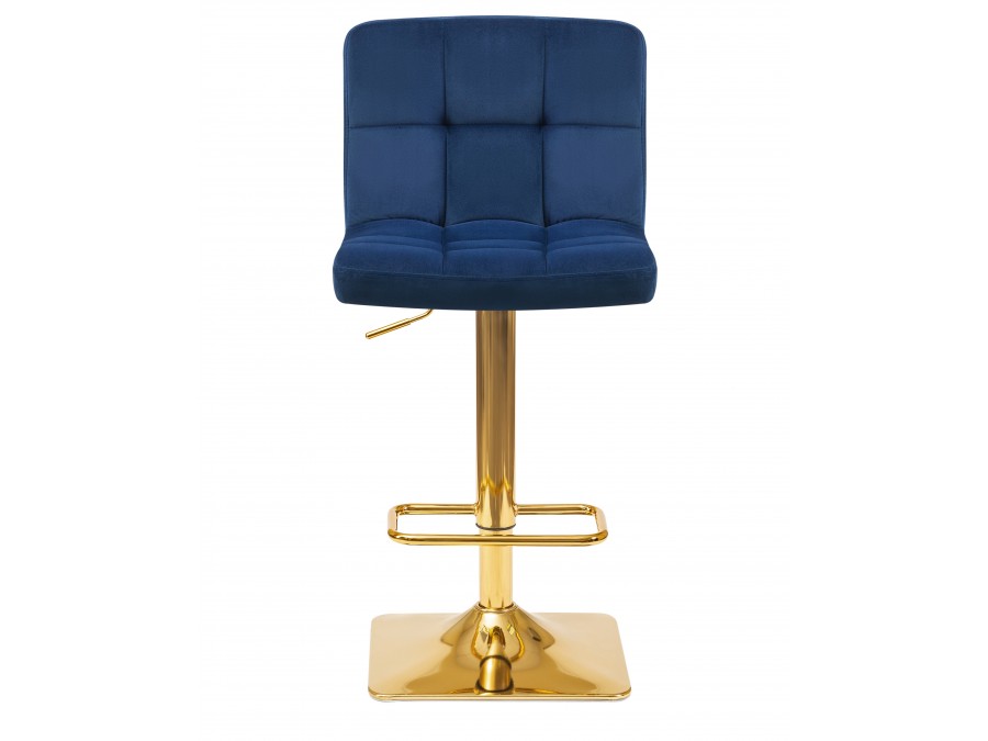 Стул барный DOBRIN GOLDIE, синий велюр (MJ9-117)