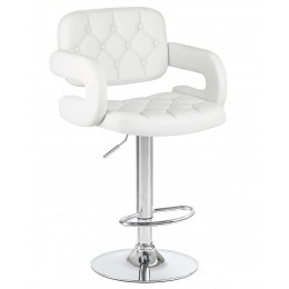Стул барный DOBRIN TIESTO, белый