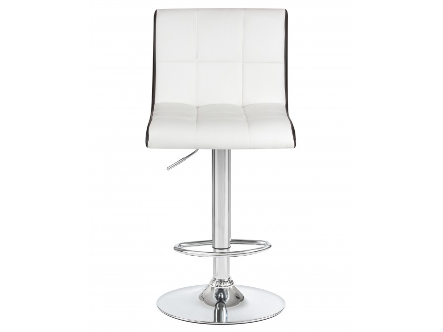 Стул барный DOBRIN CANDY, бело-чёрный