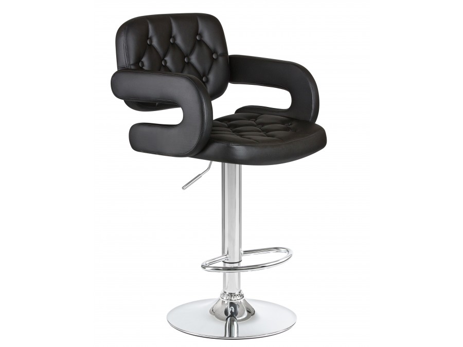 Стул барный DOBRIN TIESTO, чёрный