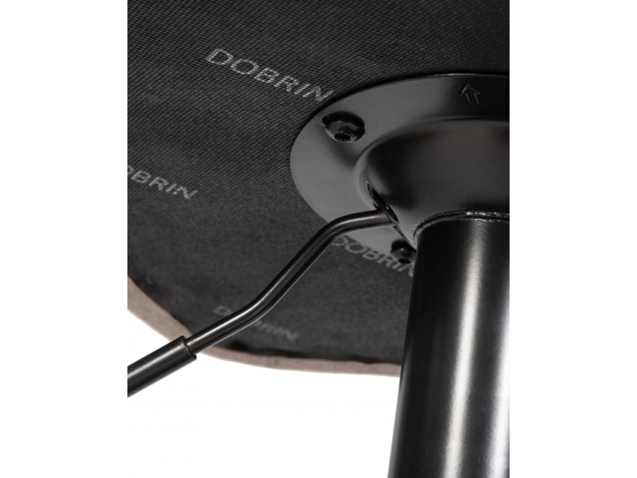 Стул барный DOBRIN RALF, светло-серый (LAR-106D-25)