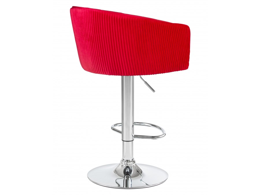 Стул барный DOBRIN DARCY, малиновый велюр (1922-14)
