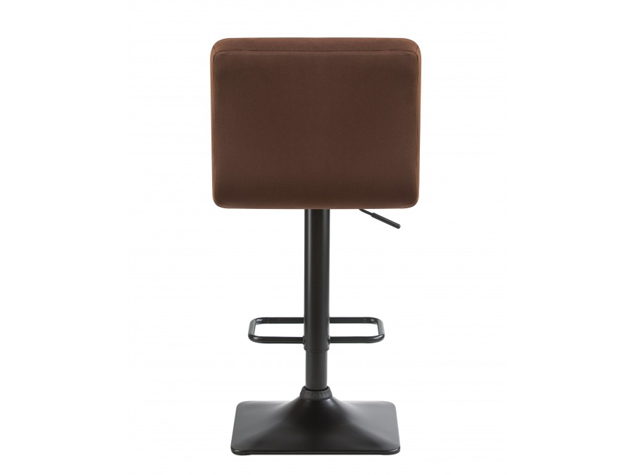 Набор 2 шт Стул барный DOBRIN DOMINIC, шоколадный велюр (MJ9-111)