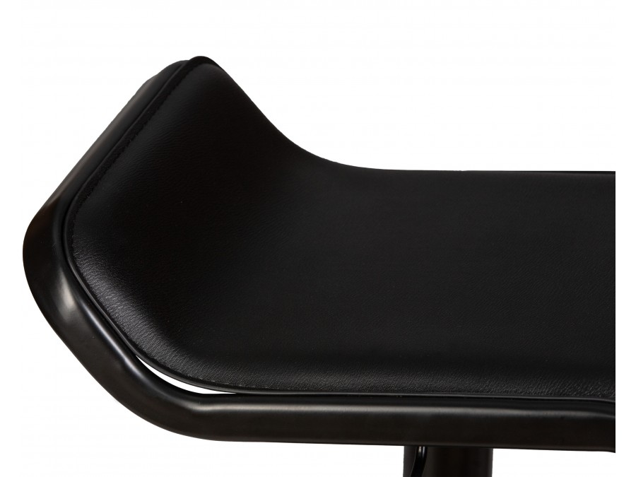 Стул барный DOBRIN CRACK BLACK, черный