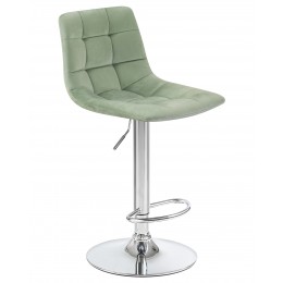 Стул барный DOBRIN TAILOR, пудрово-мятный велюр (MJ9-87)