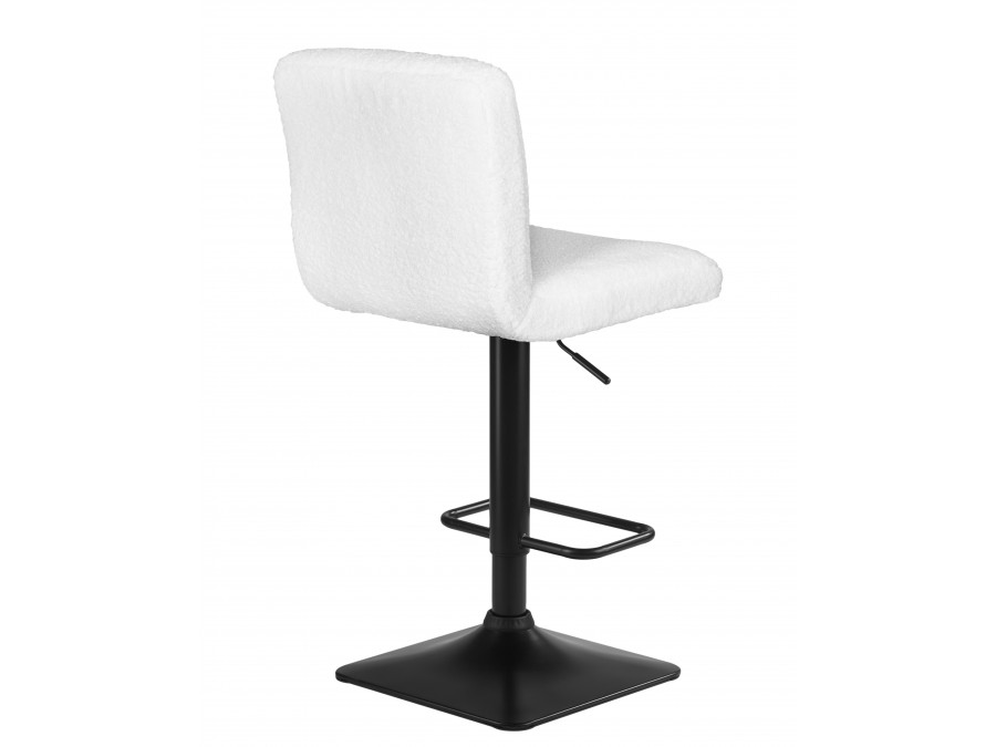 Стул барный DOBRIN LEO, белый букле (13)