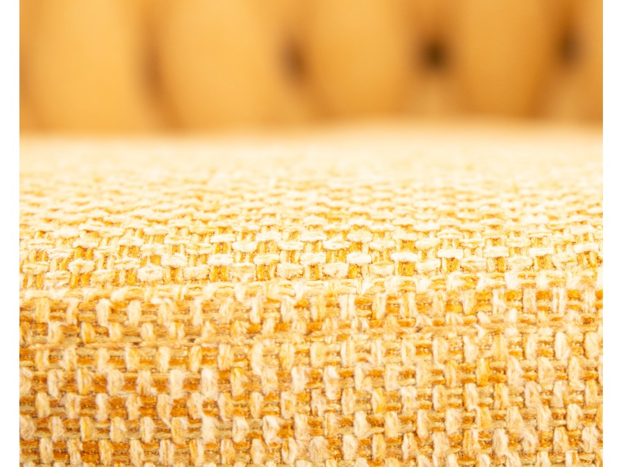 Стул барный DOBRIN LEON, жёлтая ткань (LAR 275-8)