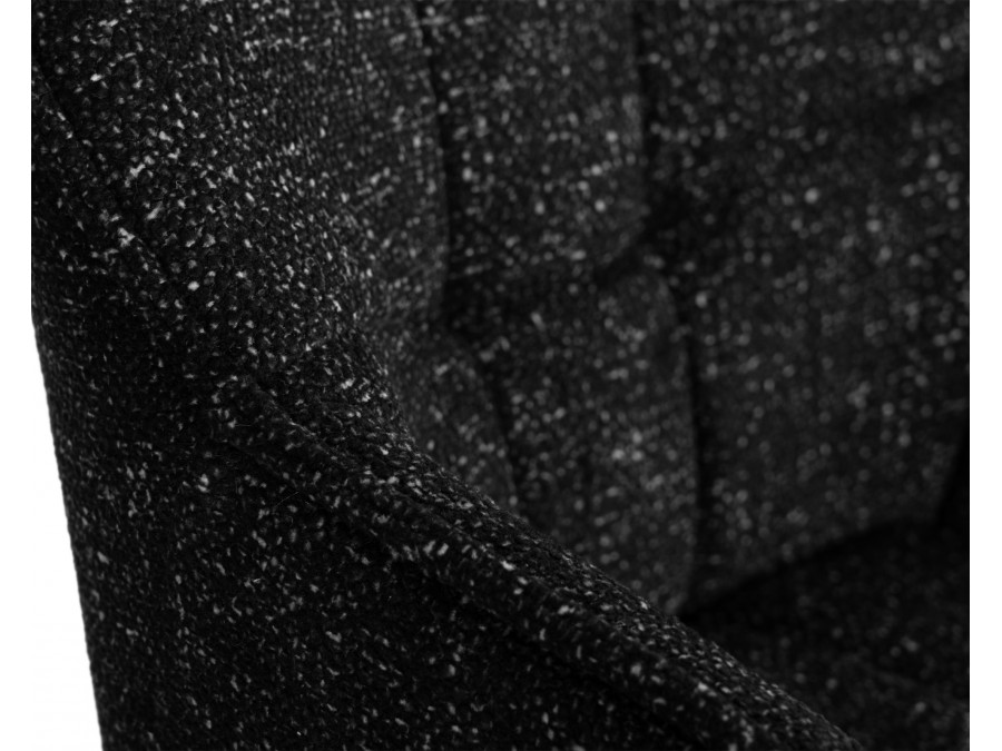 Стул барный DOBRIN RALF, черный твид (LEO18)