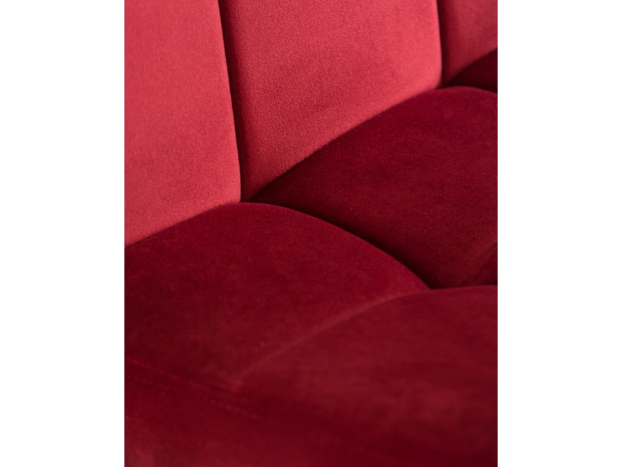 Набор 2 шт Стул барный DOBRIN DOMINIC, бордо велюр (MJ9-43)