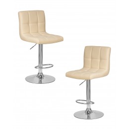 Набор 2 шт Стул барный DOBRIN CANDY, кремовый