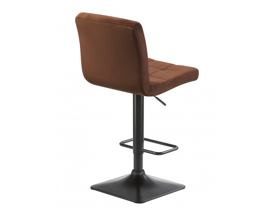 Набор 2 шт Стул барный DOBRIN DOMINIC, шоколадный велюр (MJ9-111)
