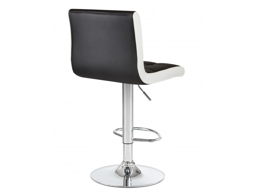 Стул барный DOBRIN CANDY, чёрно-белый
