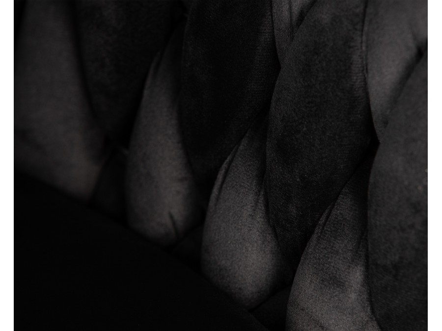 Стул барный DOBRIN MARCEL, черный велюр (MJ9-101)