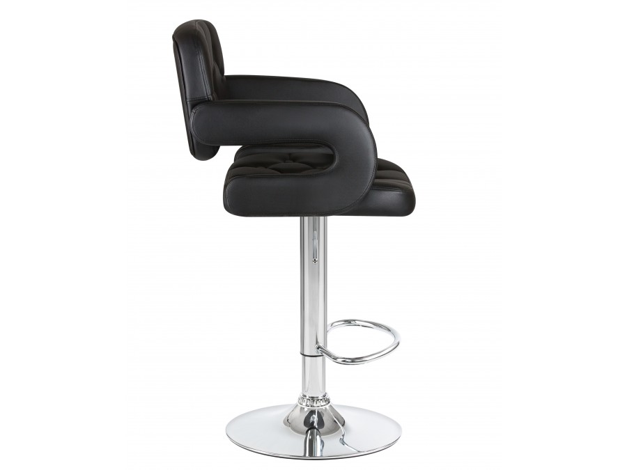 Стул барный DOBRIN TIESTO, чёрный