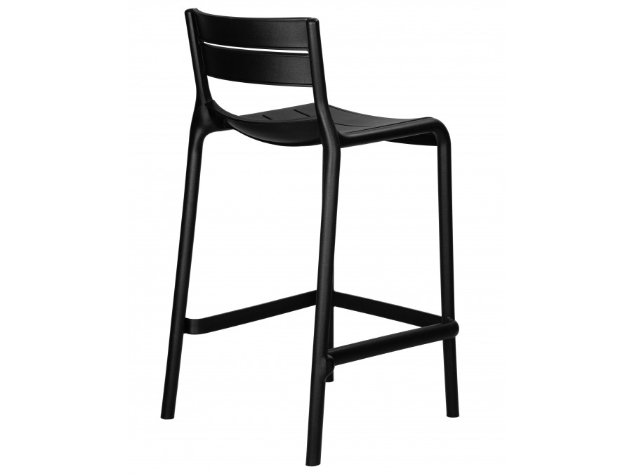 Набор 4 шт Стул полубарный DOBRIN NESSA, черный (B-03)